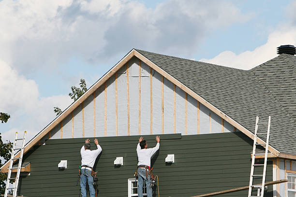 Professional Siding Contractor technician working in Fork, MD